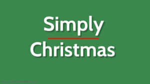 simplify Christmas